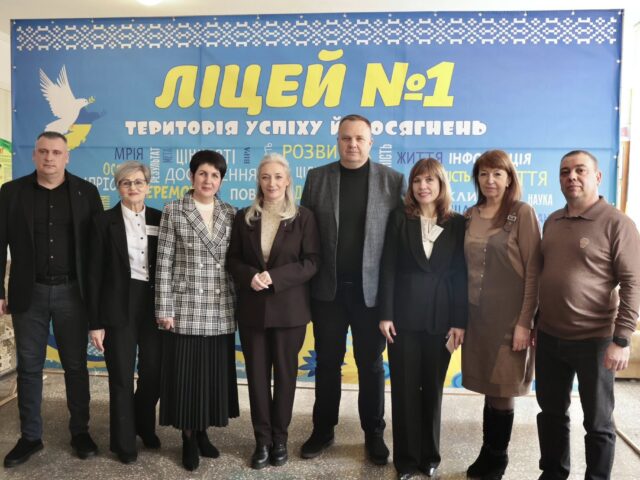 Начальниця ОВА Наталя Заболотна відвідала Могилів-Подільський ліцей №1, де створено сучасний освітній простір