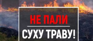 Пожежна небезпека в весняно-літній період: основні правила поведінки при пожежі