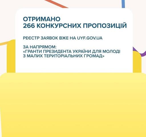266 ідей для змін: в Українському молодіжному фонді завершено прийом заявок