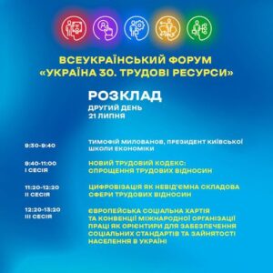 Другий день Всеукраїнського Форуму «Україна 30. Трудові ресурси»