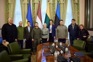 Президент України провів зустріч з головами парламентів Литви, Латвії та Естонії, які приїхали до Києва