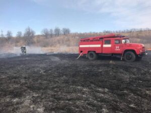 Рятувальники Вінниччини вкотре закликають населення не спалювати залишки рослинності, суху траву та сміття