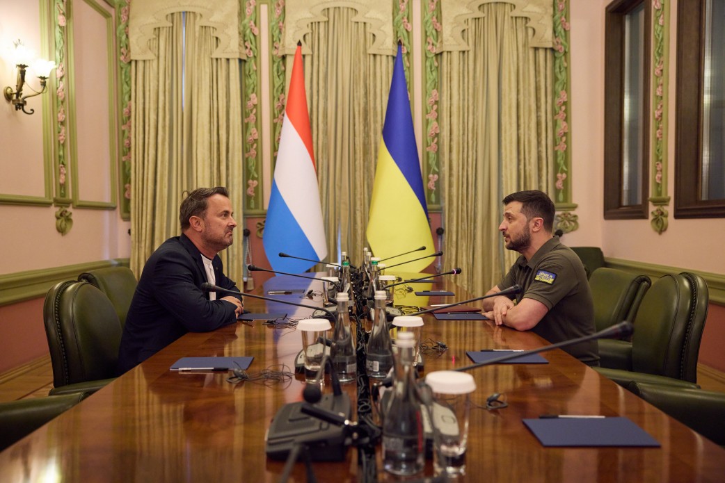 Президент України зустрівся з Прем’єр-міністром Люксембургу в Києві