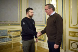 Глава держави зустрівся з федеральним міністром оборони Німеччини