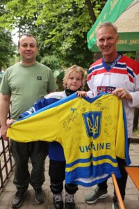 Вінниччину відвідав легендарний чеський хокеїст Домінік Гашек