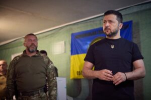 Президент України відвідав бригади, які ведуть наступальні дії на Мелітопольському напрямку