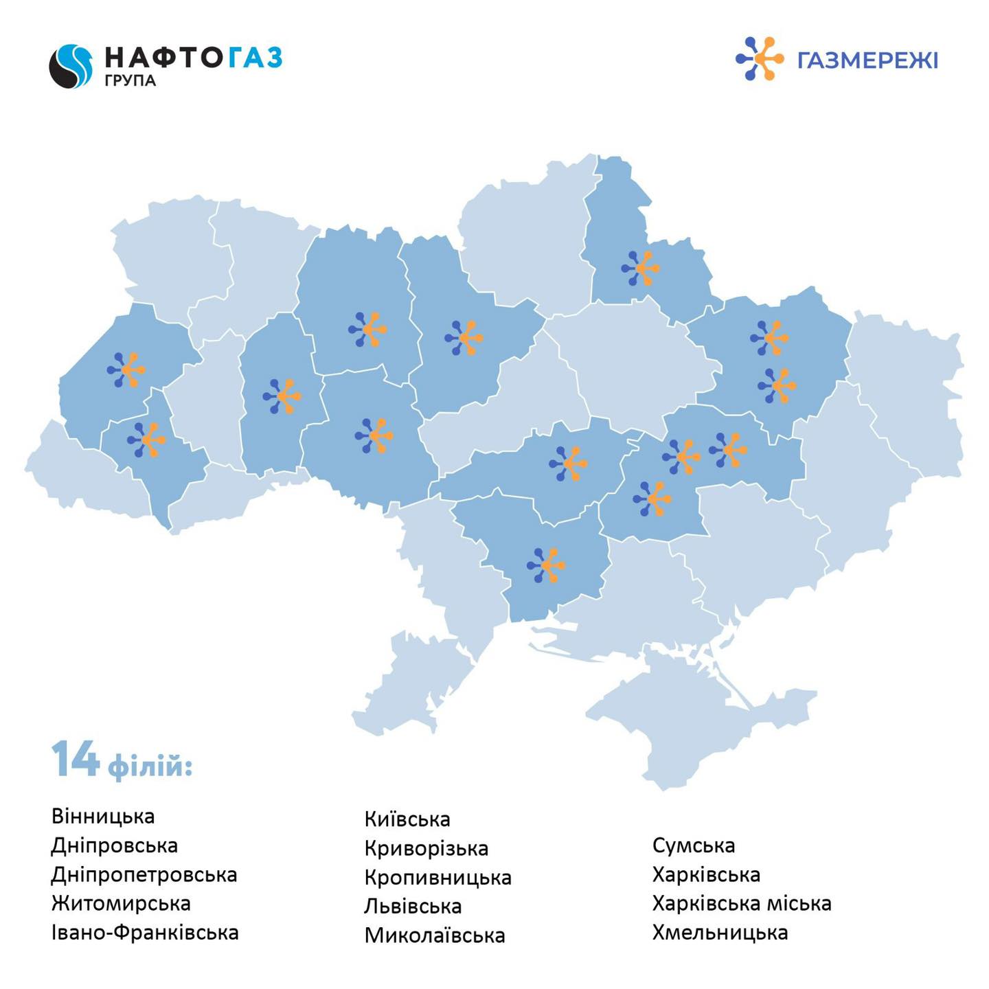 «ГАЗМЕРЕЖІ» відтепер здійснюють  розподіл газу у Вінницькій області