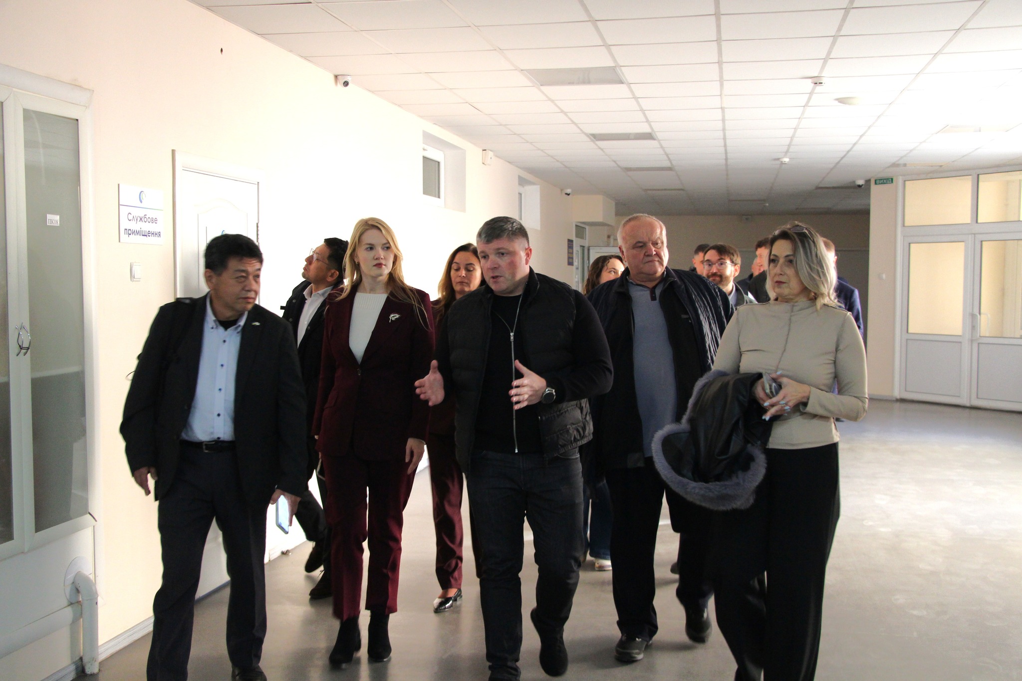 У межах візиту на Вінниччину, представники японських кампаній «Daiwatech» і «Nippon Koei» – Такеші Танака та Масахіро Накамура ознайомились з інфраструктурою обласної клінічної лікарні імені Пирогова