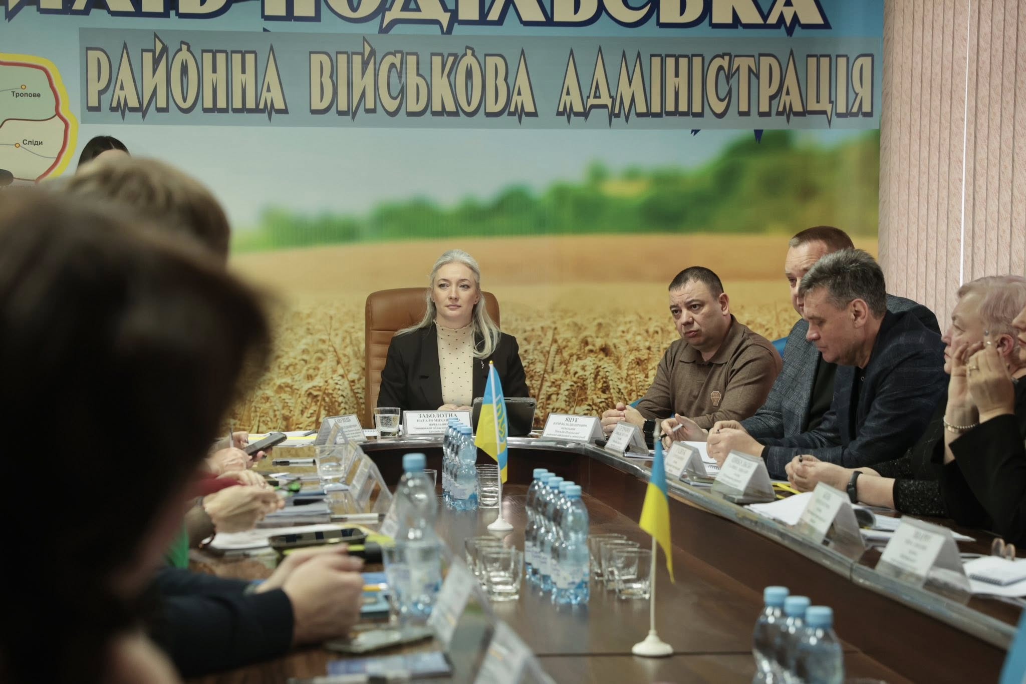 Начальниця ОВА Наталя Заболотна зустрілася з керівниками територіальних громад Могилів-Подільського району