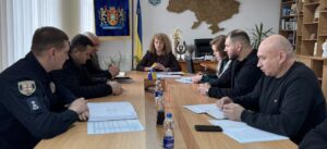 Начальниця Жмеринської районної військової адміністрації Цимбал Інна провела нараду з керівниками силових структур району.