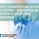 НСЗУ: складні операції на серці у 2026 році — нові підходи до оплати та концентрації допомоги