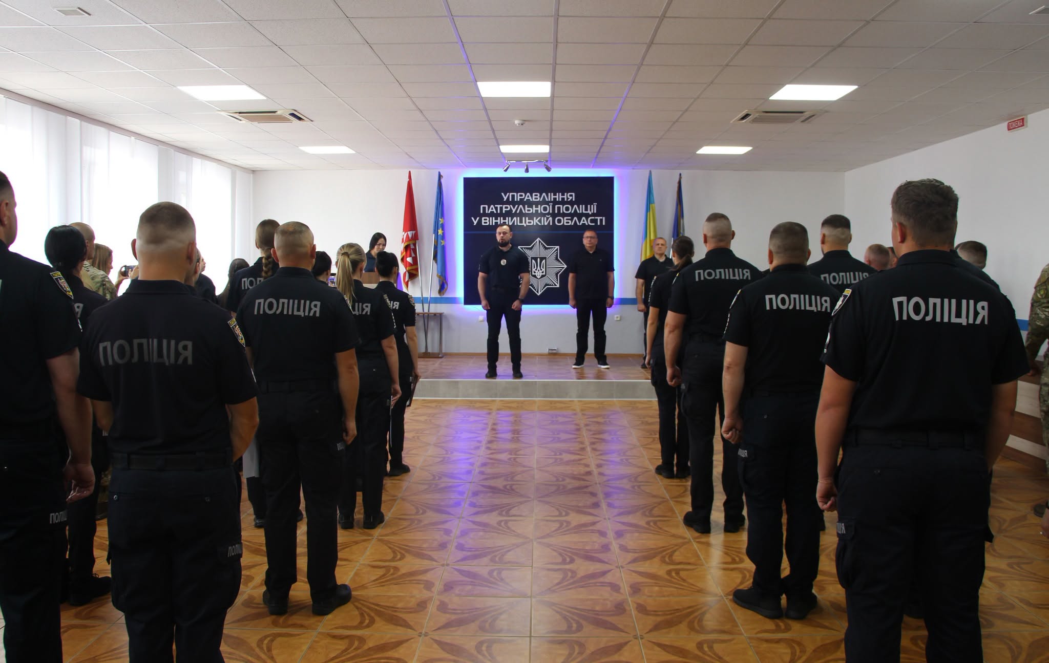Працівників патрульної поліції Вінниччини привітали з нагоди професійного свята
