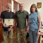 Відомчі відзнаки Міністерства оборони України – медалі «За поранення» вручили колишнім військовослужбовцям, які отримали поранення під час захисту державного суверенітету і територіальної цілісності України.